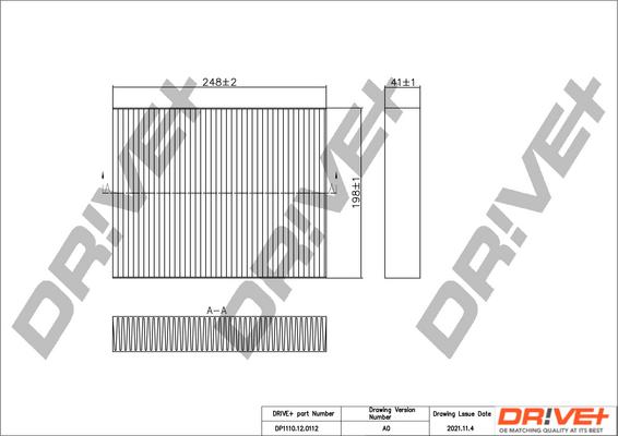 Dr!ve+ DP1110.12.0112 - Фильтр воздуха в салоне autosila-amz.com