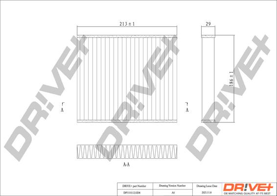 Dr!ve+ DP1110.12.0204 - Фильтр воздуха в салоне autosila-amz.com