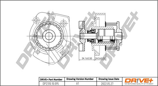 Dr!ve+ DP2310.10.095 - Водяной насос autosila-amz.com
