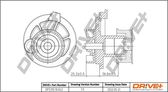 Dr!ve+ DP2310.10.042 - Водяной насос autosila-amz.com