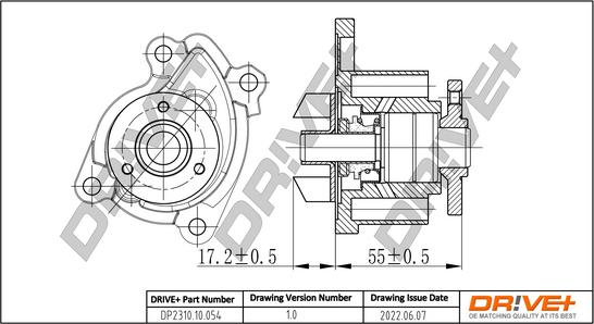 Dr!ve+ DP2310.10.054 - Водяной насос autosila-amz.com