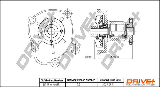 Dr!ve+ DP2310.10.055 - Водяной насос autosila-amz.com