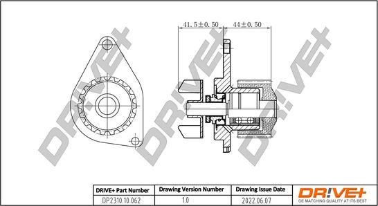 Dr!ve+ DP2310.10.062 - Водяной насос autosila-amz.com