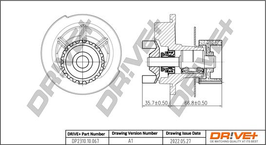 Dr!ve+ DP2310.10.067 - Водяной насос autosila-amz.com