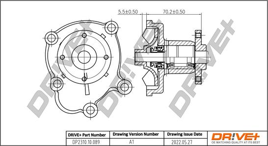 Dr!ve+ DP2310.10.089 - Водяной насос autosila-amz.com