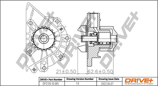 Dr!ve+ DP2310.10.085 - Водяной насос autosila-amz.com