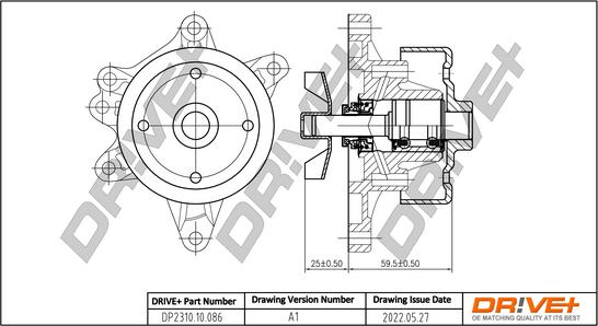 Dr!ve+ DP2310.10.086 - Водяной насос autosila-amz.com