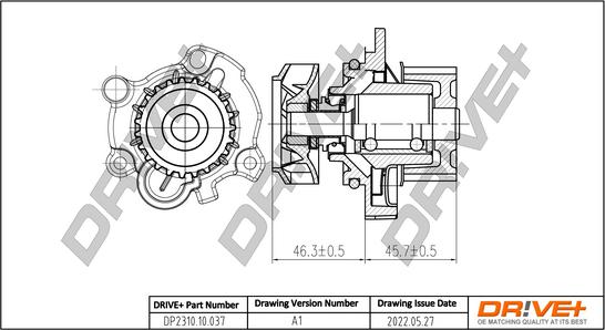 Dr!ve+ DP2310.10.037 - Водяной насос autosila-amz.com