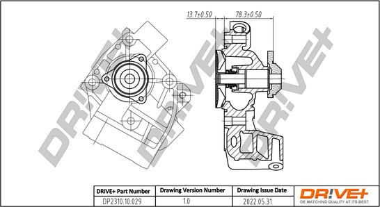 Dr!ve+ DP2310.10.029 - Водяной насос autosila-amz.com