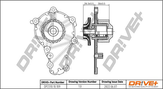 Dr!ve+ DP2310.10.109 - Водяной насос autosila-amz.com