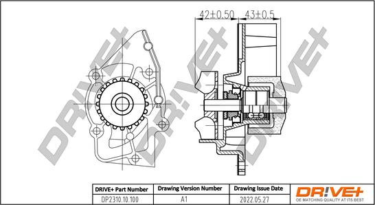 Dr!ve+ DP2310.10.100 - Водяной насос autosila-amz.com