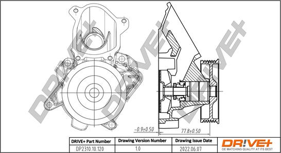 Dr!ve+ DP2310.10.120 - Водяной насос autosila-amz.com