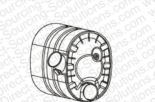 DSS 230119ALT - Средний / конечный глушитель ОГ autosila-amz.com