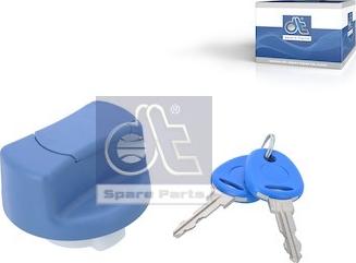 DT Spare Parts 9.69010 - крышка горловины бака жидкости ADBLUE! (пм) с ключами D=40 mm\ Universal autosila-amz.com
