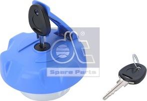 DT Spare Parts 9.69018 - Крышка бачка AdBlue с ключом autosila-amz.com