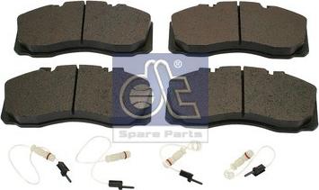 DT Spare Parts 4.90931 - Тормозные колодки, дисковые, комплект autosila-amz.com