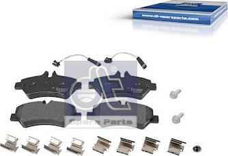 DT Spare Parts 4.91900 - Тормозные колодки, дисковые, комплект autosila-amz.com