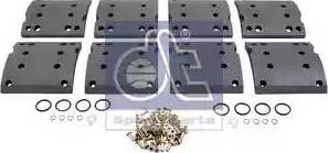 DT Spare Parts 4.91132 - Комплект тормозных башмаков, барабанные тормоза autosila-amz.com