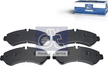 DT Spare Parts 4.92246 - Тормозные колодки, дисковые, комплект autosila-amz.com