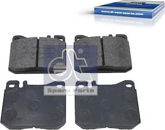 DT Spare Parts 4.92240 - Тормозные колодки, дисковые, комплект autosila-amz.com