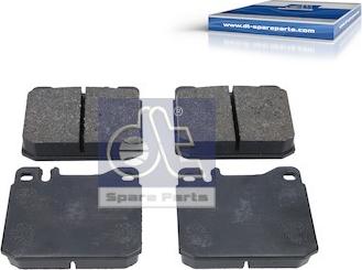 DT Spare Parts 4.92241 - Тормозные колодки, дисковые, комплект autosila-amz.com