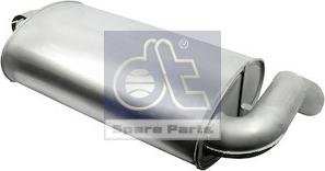 DT Spare Parts 4.64319 - Средний / конечный глушитель ОГ autosila-amz.com