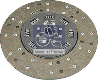 DT Spare Parts 4.64268 - Ведомый диск, 280 мм заменяет Sachs: 1861 919 134 autosila-amz.com