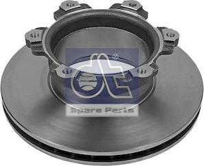 DT Spare Parts 4.65962 - Тормозной диск autosila-amz.com
