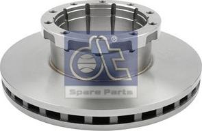 DT Spare Parts 4.63990 - Тормозной диск autosila-amz.com