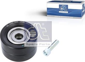 DT Spare Parts 4.63795 - Ролик натяжителя, клиновой ремень autosila-amz.com