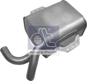 DT Spare Parts 4.62268 - Средний / конечный глушитель ОГ autosila-amz.com
