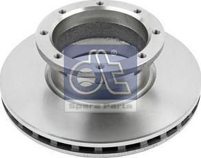 DT Spare Parts 4.62218 - Тормозной диск autosila-amz.com
