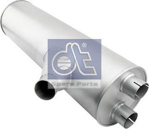 DT Spare Parts 4.62273 - Средний / конечный глушитель ОГ autosila-amz.com