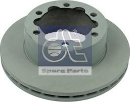 DT Spare Parts 4.67599 - Тормозной диск autosila-amz.com