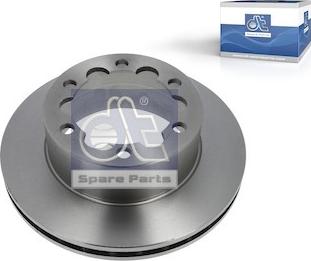 DT Spare Parts 4.67727 - Тормозной диск autosila-amz.com