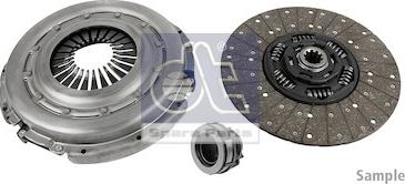 DT Spare Parts 5.95035 - Комплект сцепления autosila-amz.com