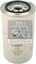 DT Spare Parts 5.45091 - Масляный фильтр autosila-amz.com