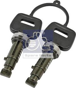 DT Spare Parts 5.55161 - сердцевина замка зажигания !с 2 ключами \DAF 65/75/85/95/105 autosila-amz.com