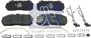 DT Spare Parts 6.95106 - Тормозные колодки, дисковые, комплект autosila-amz.com