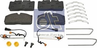 DT Spare Parts 6.95100 - Тормозные колодки, дисковые, комплект autosila-amz.com