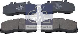DT Spare Parts 6.95108 - Тормозные колодки, дисковые, комплект autosila-amz.com