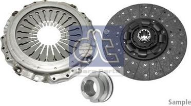 DT Spare Parts 6.93007 - Комплект сцепления autosila-amz.com