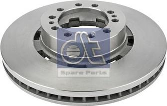 DT Spare Parts 6.61003 - Тормозной диск autosila-amz.com