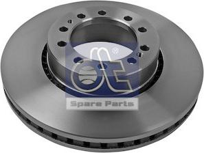 DT Spare Parts 6.61035 - Тормозной диск autosila-amz.com