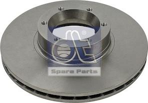 DT Spare Parts 6.61031 - Тормозной диск autosila-amz.com