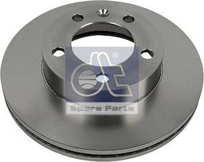 DT Spare Parts 6.61038 - Тормозной диск autosila-amz.com