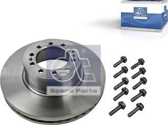 DT Spare Parts 6.61026 - Тормозной диск autosila-amz.com