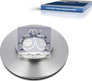 DT Spare Parts 6.61023 - Тормозной диск autosila-amz.com