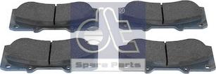DT Spare Parts 14.94000 - Тормозные колодки, дисковые, комплект autosila-amz.com