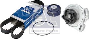 DT Spare Parts 11.90225 - Водяной насос + комплект зубчатого ремня ГРМ autosila-amz.com